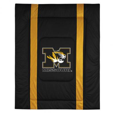 NCAA Missouri Tigers Comforter Sidelines College Bedding