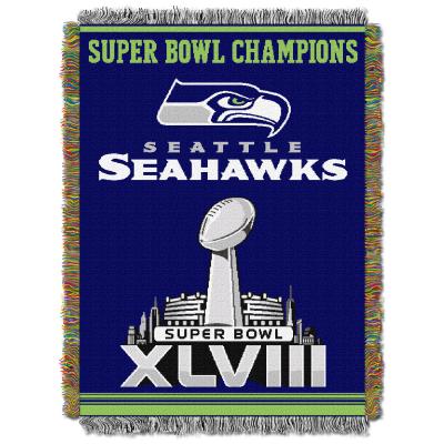 Seahawks OFFICIAL National Football League, Commemorative 48'x 60' Woven Tapestry Throw  by The Northwest Company