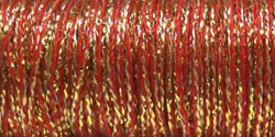 Kreinik Fine Metallic Braid #8 11yd-Golden Pimento