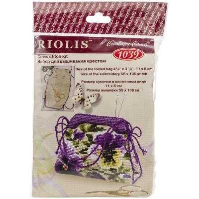 RIOLIS Counted Cross Stitch Kit 4.25'X3.25'-Pansy Pincushion (14 Count)