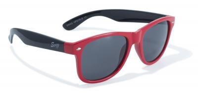 Classic Wayfarer Look with Red and Black Frame by Swag