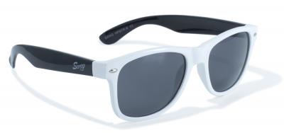 Classic Wayfarer Look with White and Black Frame by Swag