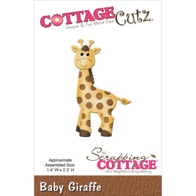 CottageCutz Dies-Baby Giraffe 1.4'X2.3'