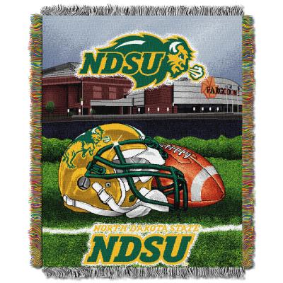 North Dakota State OFFICIAL Collegiate 'Home Field Advantage' Woven Tapestry Throw