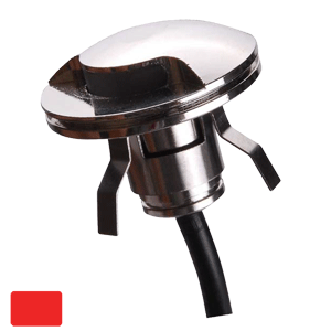 CLOSEOUT - Lunasea Stainless Waterproof Courtesy Light - 10-40VDC - Red