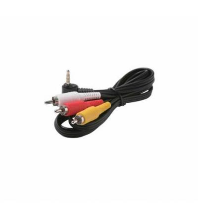 6 3.5mm to 3-RCA Camcorder Cable