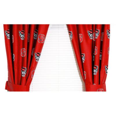 NCAA North Carolina State Drapery Panels 4pc Cotton Set