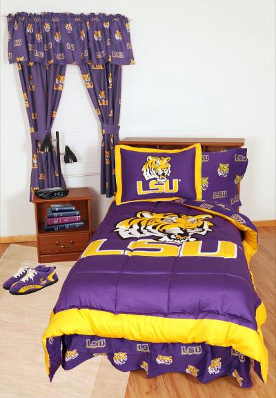 NCAA Louisiana State Tigers Collegiate Comforter and ...