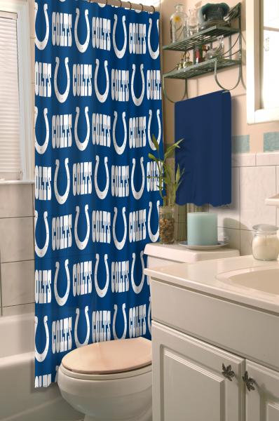 Colts OFFICIAL National Football League, 72'x 72' Shower Curtain