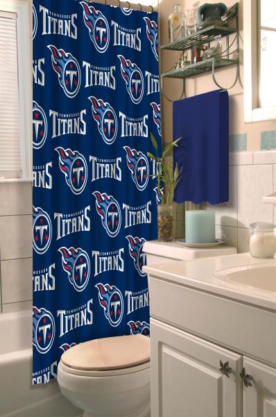Titans OFFICIAL National Football League, 72'x 72' Shower Curtain