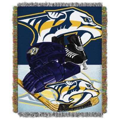 Predators OFFICIAL National Hockey League, 'Home Ice Advantage' 48'x 60' Woven Tapestry Throw  by The Northwest Company