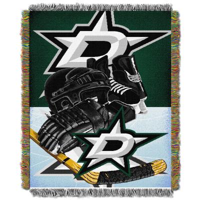 Stars OFFICIAL National Hockey League, 'Home Ice Advantage' 48'x 60' Woven Tapestry Throw  by The Northwest Company