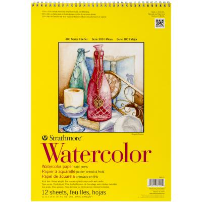 Strathmore Watercolor Spiral Paper Pad 11'X15'-12 Sheets