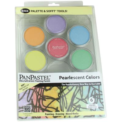 PanPastel Ultra Soft Artist Pastel Set 9ml 6/Pkg-Pearlescent