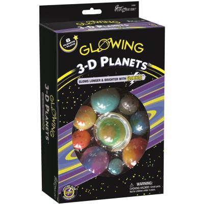 Glowing 3D Planets Kit-