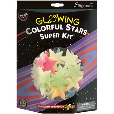 Glowing Stars Super Kits 150/Pkg-Colorful Stars