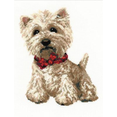 RIOLIS Counted Cross Stitch Kit 7.75'X10.25'-West Highland White (15 Count)