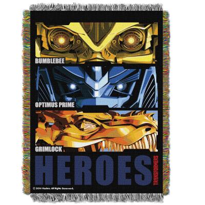 Transformer Four Hero Slash Licensed 48'x 60' Woven Tapestry Throw  by The Northwest Company