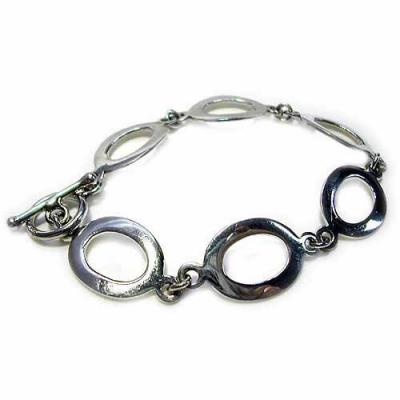 Sterling Silver Oval link Bracelet