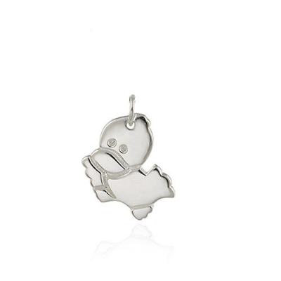 Silver *DUCKY CHARM* Duckling Duck Cute