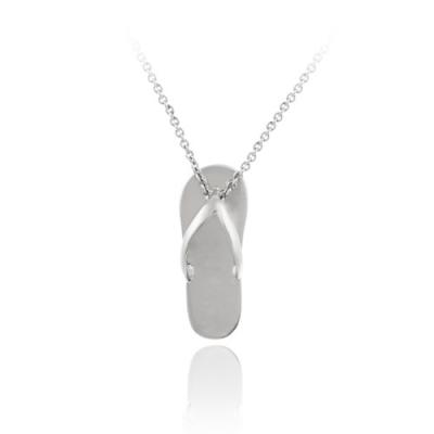 Sterling Silver Slipper pendant