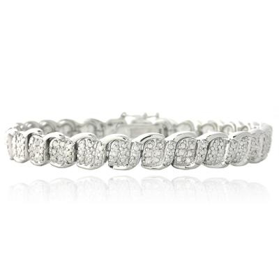 0.50ct. Diamond S and Oval Bracelet