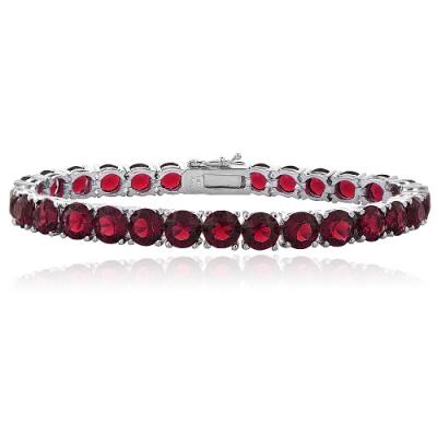 Red Swarovski Elements Tennis Bracelet