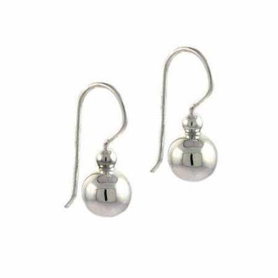 Sterling Silver 7 mm Bead Earrings