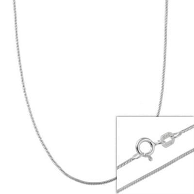 Sterling Silver 1mm Italian 16' 18' 20' 24' 30' Snake Chain Necklace
