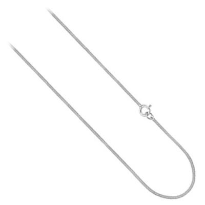 Sterling Silver 1mm Italian Square Snake Chain Necklace 14' 16' 18' 20' 24' 30'