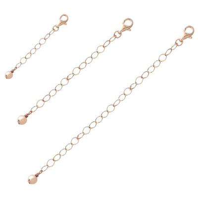 18K Rose Gold over Sterling Silver Extender Set