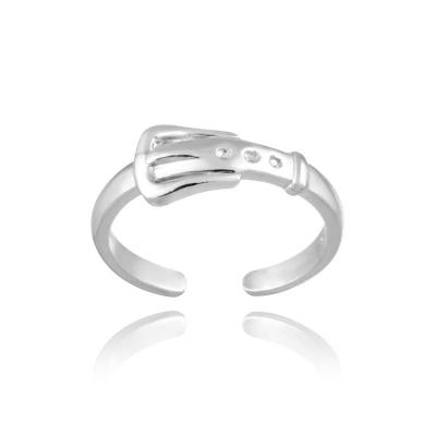 Sterling Silver Belt Buckle Toe Ring