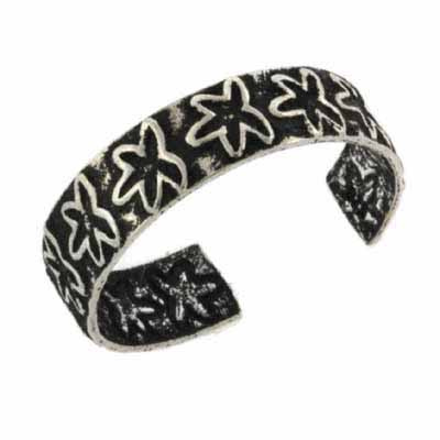Sterling Silver Flower Toe Ring