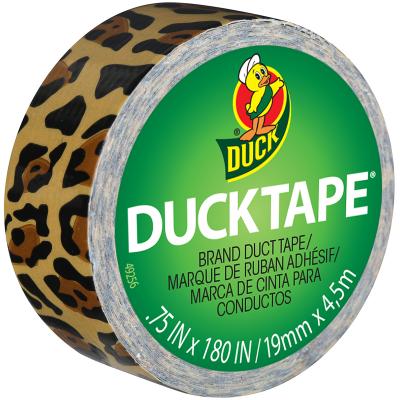 Mini Duck Tape .75'X15-Leopard