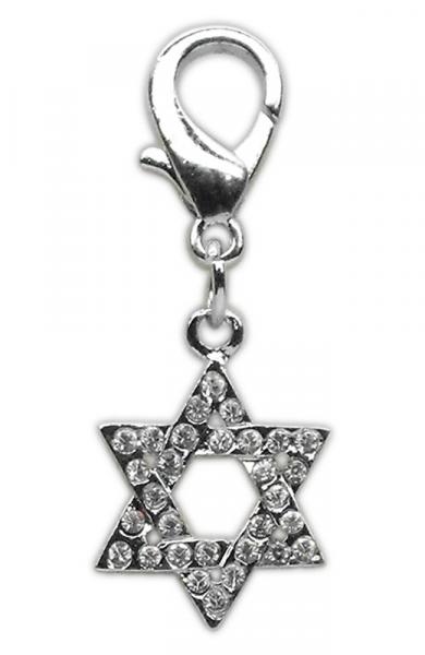Miragepetproducts Holiday lobster claw charms / zipper pulls Star of David