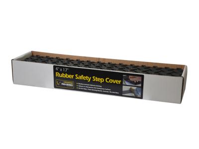 Pro-Series Garage Workshop Floor Safety Adhesive Rubber Non Slip Step Cover 4'' x 17''