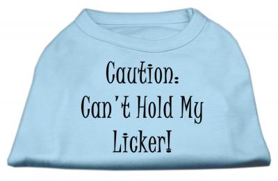 Cant Hold My Licker Screen Print Shirts Baby Blue Medium (12)
