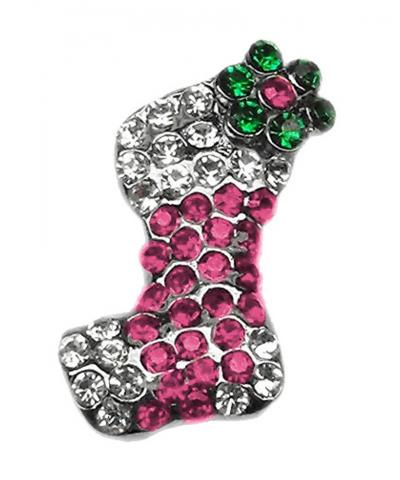 Pink and Purple Stocking Charms Pink