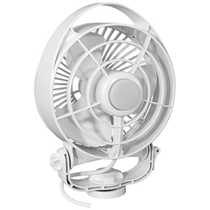 Caframo Maestro 12V 3-Speed 6' Marine Fan w/LED Light - White