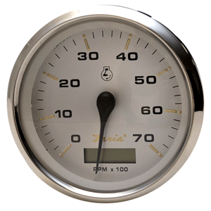 Faria Kronos 4' Tachometer w/Hourmeter - 7,000 RPM (Gas - Outboard)