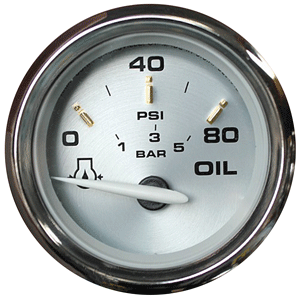 Faria Kronos 2' Oil Pressure Gauge - 80 PSI