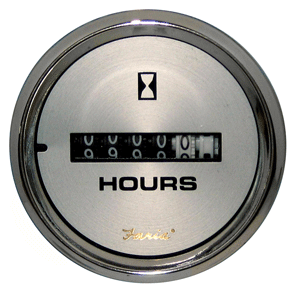 Faria Kronos 2' Hourmeter (10,000 Hrs) (12-32 VDC)