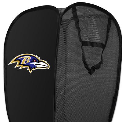 NFL Baltimore Ravens Hamper Football Logo Storage Basket