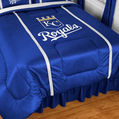MLB Kansas City Royals Bed Comforter Baseball Team Logo Bedding