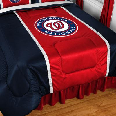 MLB Washington Nationals Bed Comforter Baseball Team Logo Bedding
