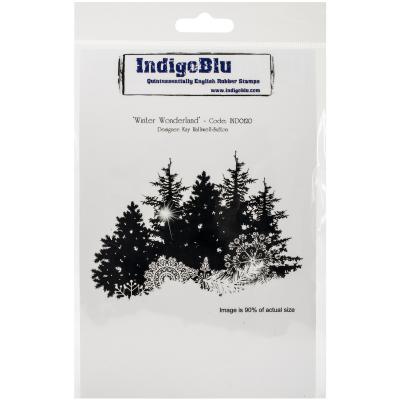 IndigoBlu Cling Mounted Stamp 5'X8'-Winter Wonderland