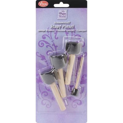 Sponge Brushes-4/Pkg