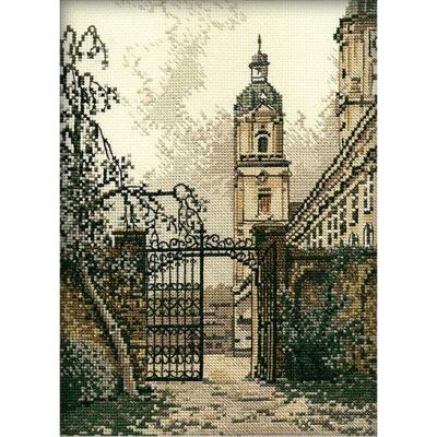 RTO Counted Cross Stitch Kit 7.5''X10.5''-The Gate In The Town (14 Count)