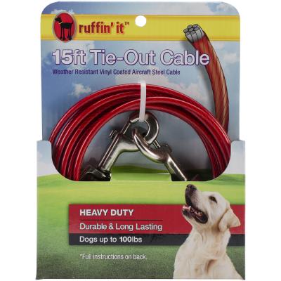 Heavy Duty Cable Tie Out 15ft-