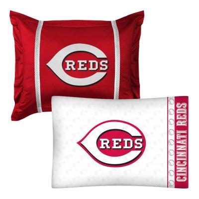 MLB Cincinnati Reds Pillowcase Pillow Sham Set Baseball Bed